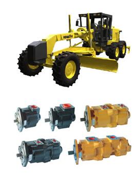 High Pressure Komatsu Hydraulic Pump Replacement , Custom Gear Pump