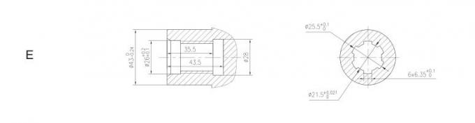 BK2-1 550 Torque Brake Hydraulic Motor M & S Hydraulic Disc Brake LB288 SH43 3