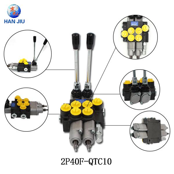 Hydraulic Distributors Control Valves Floating Position Double Acting