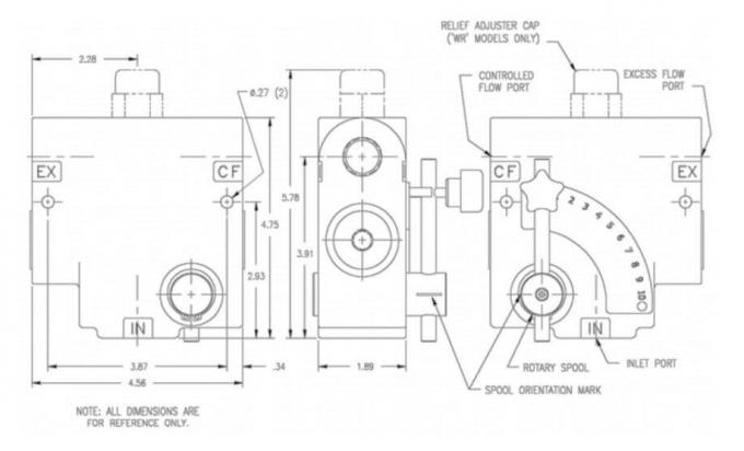 Fc51-3/4 Directional Control Valve Priority Flow Control 3/4″ Bspp ...