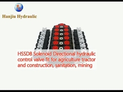 HSSD8 Solenoid Directional hydraulic control valve fit for agriculture tractor and construction, sanitation, mining