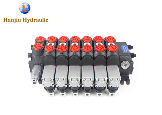 DCV Directional Control Valve Hydraulic 15.8GPM High pressure valve with handle at 180°