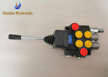 2 Spool Hydraulic Joystick Loader Control Valve 40 Liters/ Min Flow