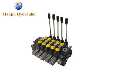 Timber Trucks Hydraulic Motor Control Valve / Hydraulic Directional Valve 5 Section 140 L/Min