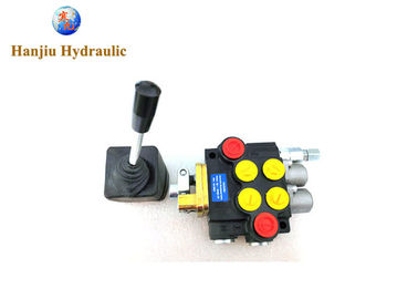 2 Spool Hydraulic Joystick Control Valve 11gpm , Double Acting Cylinder