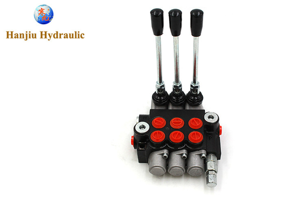 Pruning Sweeper Hydraulic Monoblock Valve 3p40 High Pressure G1/2 Port Threads 6 Spool