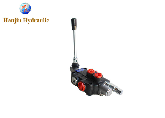 Manual Command Hydraulic Directional Flow Control Valve 1 Cylinder Body 80ltr For Mobile