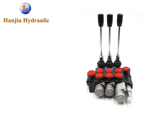 High Efficiency Hydraulic Flow Valve 4 Ways Monoblock Hydraulic Directional Valve