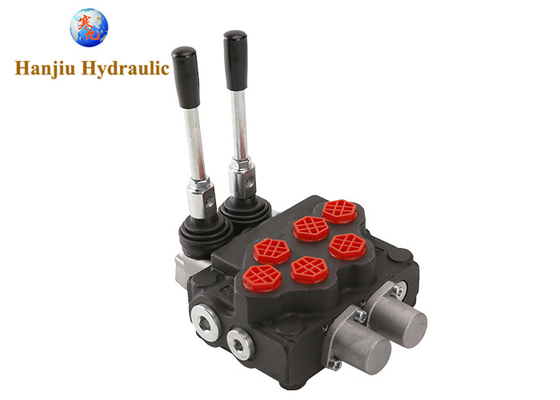 Walvoil Monoblock Sd5 Compatible Directional Control Valve 2 Bank Spring Return 45 Lpm