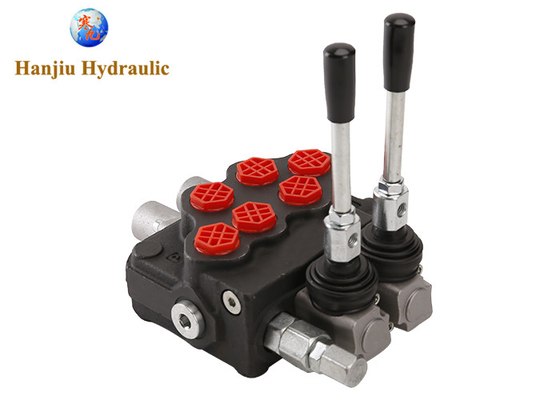 Walvoil Monoblock Sd5 Compatible Directional Control Valve 2 Bank Spring Return 45 Lpm