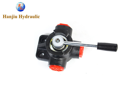 Rotary Control Lever Operated Hydraulic Diverter Valve 24gpm G1/2 Ports