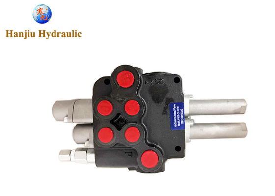 2 Levers Hydraulic Directional Control Valve 23gpm Air Manual Flow Rate Control Valve