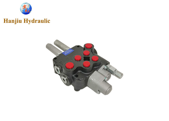 2 Levers Hydraulic Directional Control Valve 23gpm Air Manual Flow Rate Control Valve