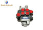 2 Spool Single Float 11 Gpm Hydraulic Control Valve / Tractor Loader Joystick Valve