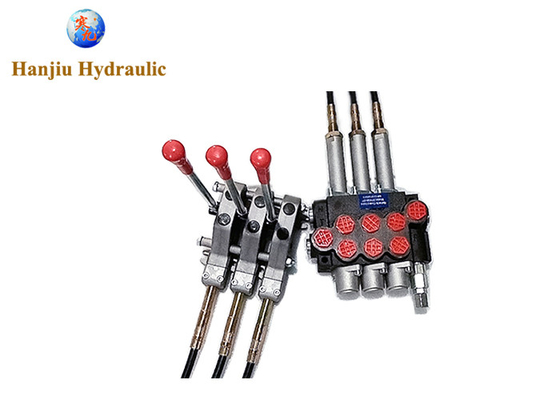 2.5m control cable SAE10 ports Directional Control Valve 250bar 11gpm Flow