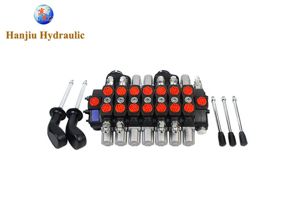 Mobile Sectional Valves Walvoil SD8/7 7 Banks With 2 Joysticks Joystick Valves