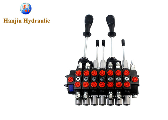 Mobile Sectional Valves Walvoil SD8/7 7 Banks With 2 Joysticks Joystick Valves