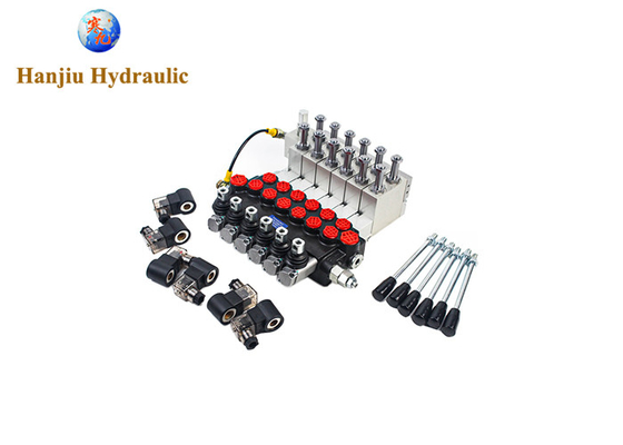 P40 Electrohydraulic Directional Control Valves 6 Spool 3 Way Spring Return