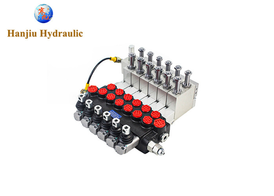 P40 Electrohydraulic Directional Control Valves 6 Spool 3 Way Spring Return