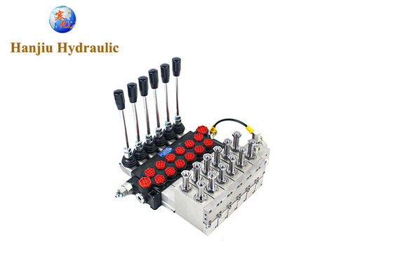 P40 Electrohydraulic Directional Control Valves 6 Spool 3 Way Spring Return