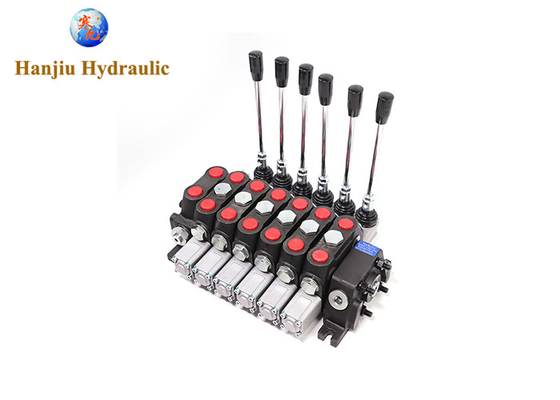 Dcv100 Sectional Mobile Directional Valves 4 Way 3 Position Spring Return Manual Control 100 L/M