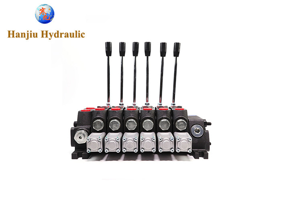 Dcv100 Sectional Mobile Directional Valves 4 Way 3 Position Spring Return Manual Control 100 L/M