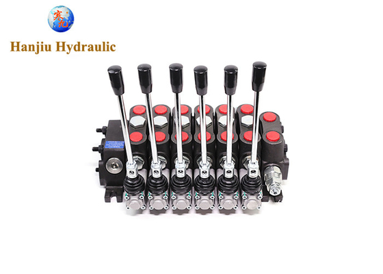 Dcv100 Sectional Mobile Directional Valves 4 Way 3 Position Spring Return Manual Control 100 L/M