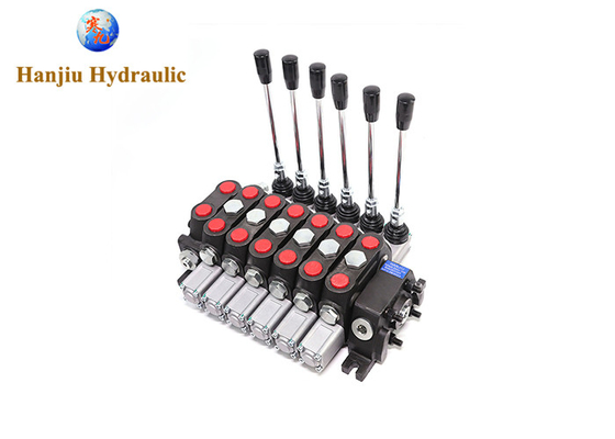 Dcv100 Sectional Mobile Directional Valves 4 Way 3 Position Spring Return Manual Control 100 L/M