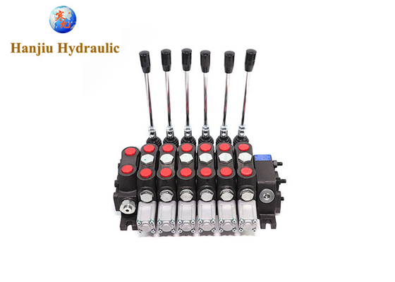 Dcv100 Sectional Mobile Directional Valves 4 Way 3 Position Spring Return Manual Control 100 L/M