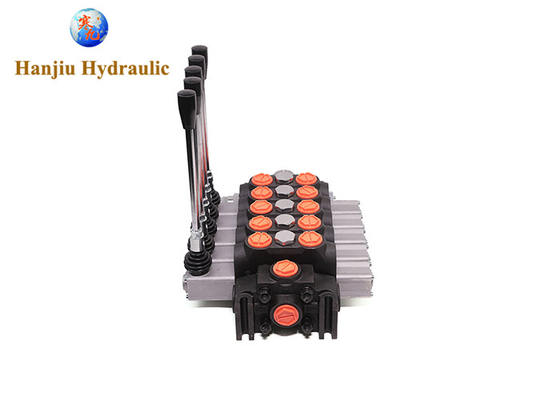 Dcv200 Sectional Mobile Directional Valves 5 Bank 3 Way 3 Position Spring Return Manual Control