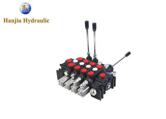 Dcv140 Hydraulic Directional Valve High Pressure Joystick Control Valve 2 Lever +1 Joystick