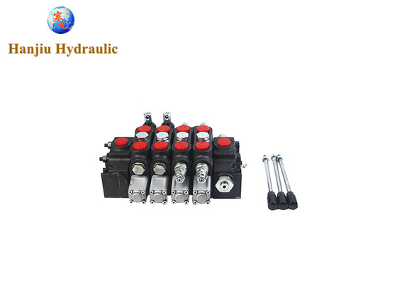 Dcv140 Hydraulic Directional Valve High Pressure Joystick Control Valve 2 Lever +1 Joystick