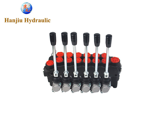 6p80f-Ot/Ot/Ot/Ot/Ot/Ot Mkz1 Hydraulic Control Valve 6 Spool 80 Lpm