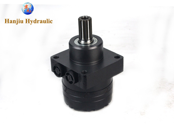 White TG0170HW440AAAA Hydraulic Wheel Drive Motor BSPP 1/2 Ports 14 Teeth Spline Shaft