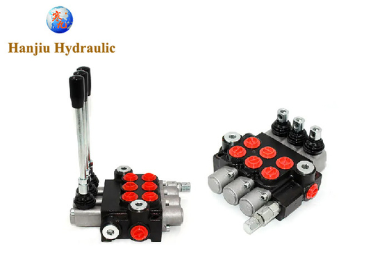 Hydraulic Monoblock Valve For Lawn Mower P40 P80 P120 Manual Control Detent Control Mobile Valve