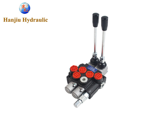40 Liter Monoblock Control Valve 2P40 Two Spools G 3/8" Open Center Spool 2P40 A1C1 GKZ1