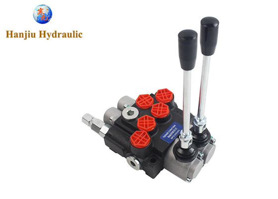 40 Liter Monoblock Control Valve 2P40 Two Spools G 3/8" Open Center Spool 2P40 A1C1 GKZ1