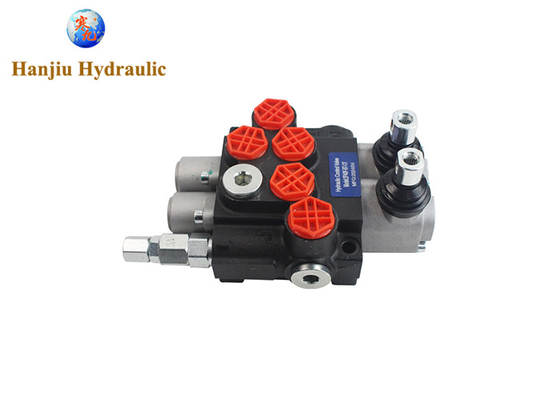40 Liter Monoblock Control Valve 2P40 Two Spools G 3/8" Open Center Spool 2P40 A1C1 GKZ1