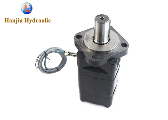 Disc Valve Hydraulic Motor Key Shaft 32mm G1/2 Port Threads With Speed Sensor OMS315 MS315 BMSY315