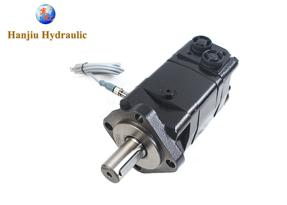Disc Valve Hydraulic Motor Key Shaft 32mm G1/2 Port Threads With Speed Sensor OMS315 MS315 BMSY315