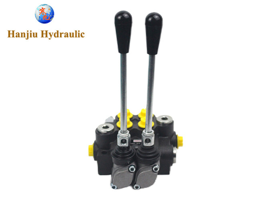 40 Liter Monoblock Control Valve P40 1 - 7 Spool G 1/2" Open Center Single Acting Spool