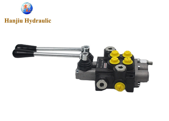 40 Liter Monoblock Control Valve P40 1 - 7 Spool G 1/2" Open Center Single Acting Spool