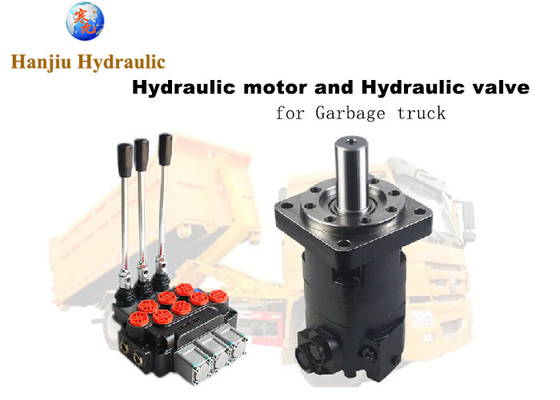 BMR Orbit Motor And Monoblock Valve P80 For Garbage Truck Hydraulic System