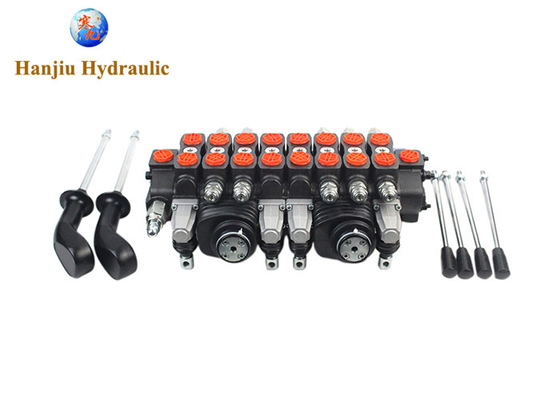 SD8/8 Sectional Control Valve Walvoil Replacement SD8-8-OT-J2OT-2OT-J2OT-OT Joystick