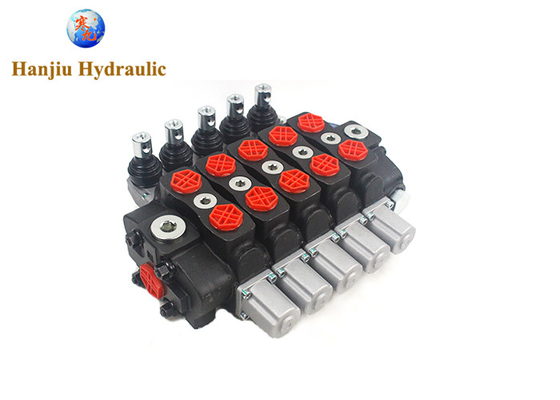 Back Hoe Excavators Hydraulic Spare Parts Hydraulic Directional Manual Control Valve SD8-5