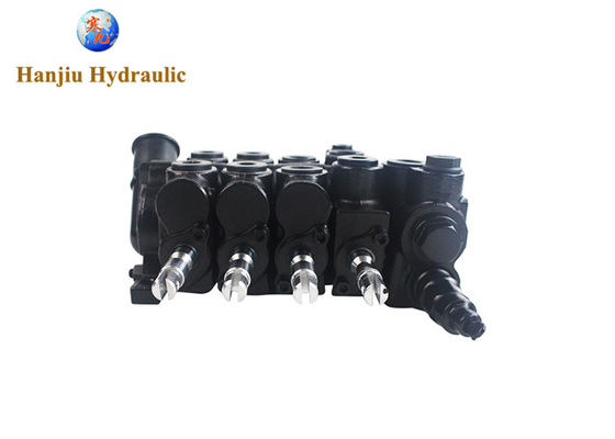CDB-F15 Series Hydraulic Directional Valve Spring Return 80LPM 20Mpa For Forklift Loader Excavator