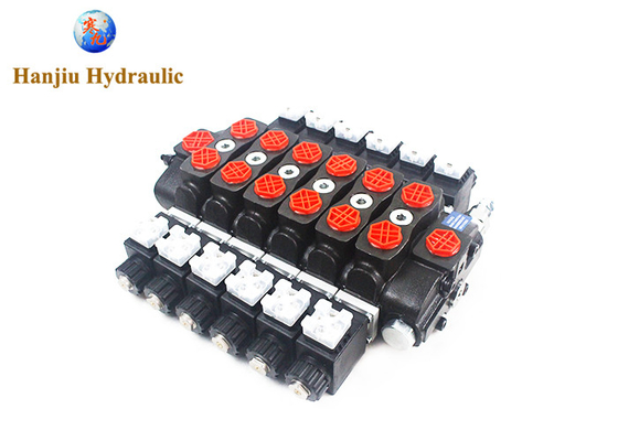 Hydraulic Multiple Sectional Directional Control Valve Hssd8 21gpm 12V 315 Bar Electric Valve