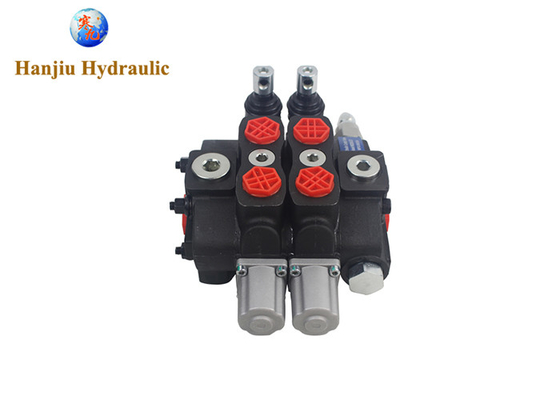 HSSD8 Series 2 Bank Hydraulic Monoblock Valve 31.5Mpa 80 L/Min Flow Rate