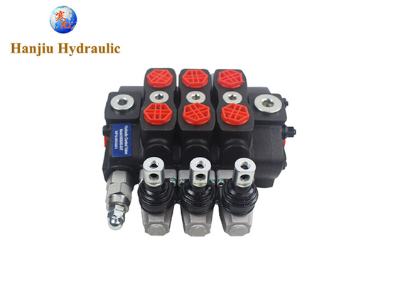 Mining Equipment HSSD8 Series 3 Bank Hydraulic Sectional Valve 31.5Mpa 80 L/Min Flow Rate