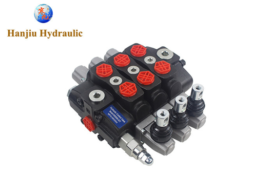 Mining Equipment HSSD8 Series 3 Bank Hydraulic Sectional Valve 31.5Mpa 80 L/Min Flow Rate
